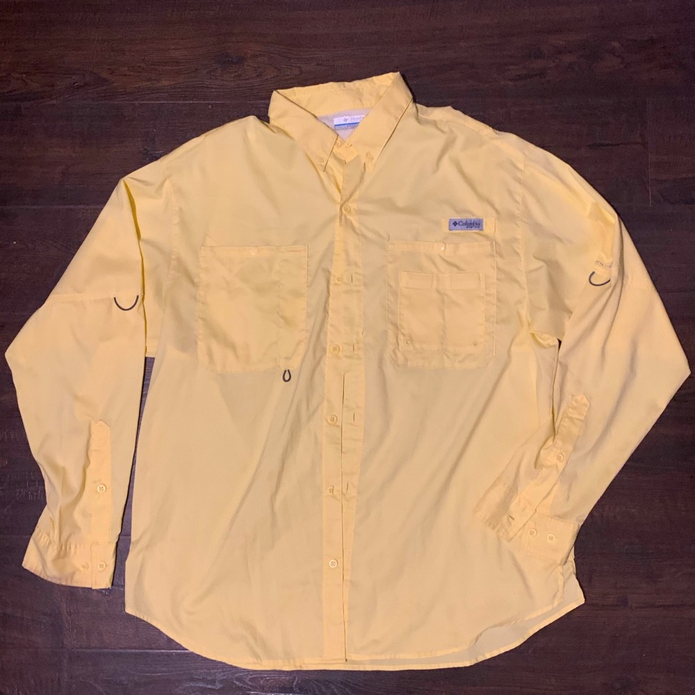Ugly yellow fishing shirt